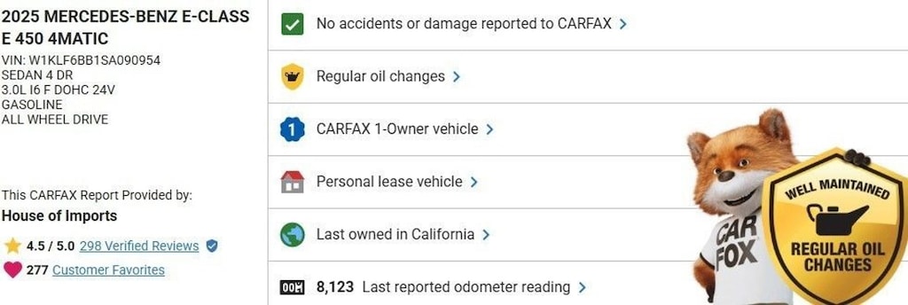 Certified 2025 Mercedes-Benz E-Class E 450 4MATIC Sedan