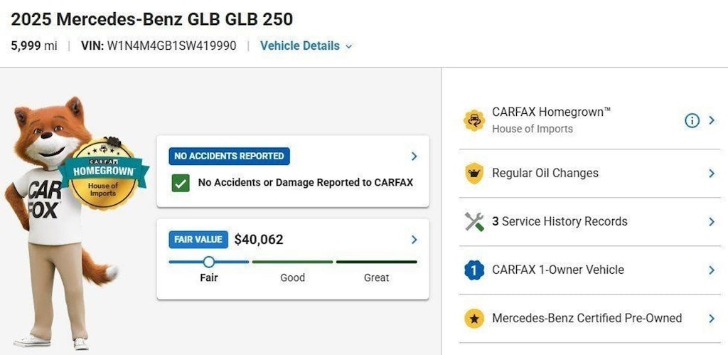 Used 2025 Mercedes-Benz GLB SUV