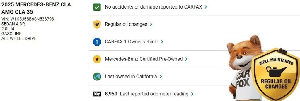 Certified 2025 Mercedes-Benz CLA 4MATIC Sedan