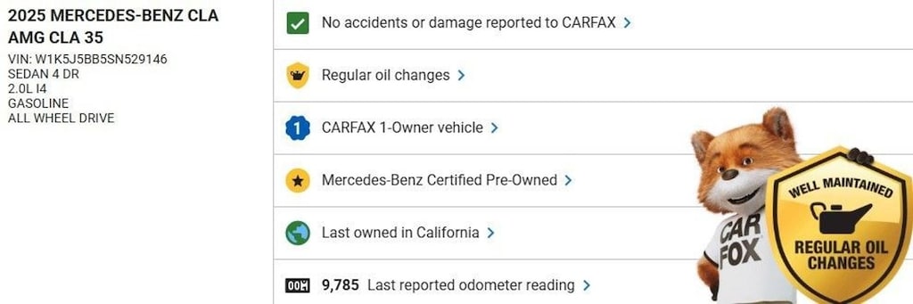Certified 2025 Mercedes-Benz CLA 4MATIC Sedan