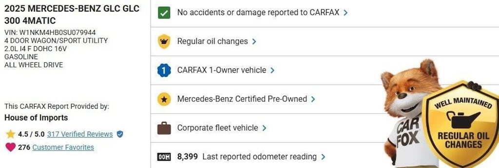 Certified 2025 Mercedes-Benz GLC 4MATIC SUV