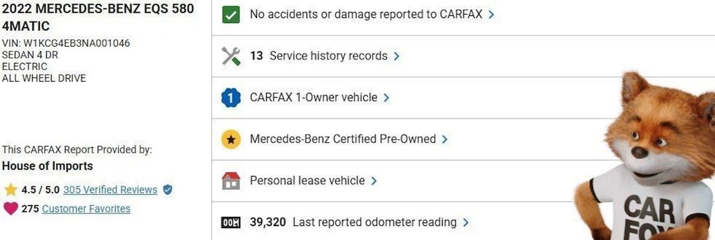 Certified 2022 Mercedes-Benz EQS 4MATIC Sedan