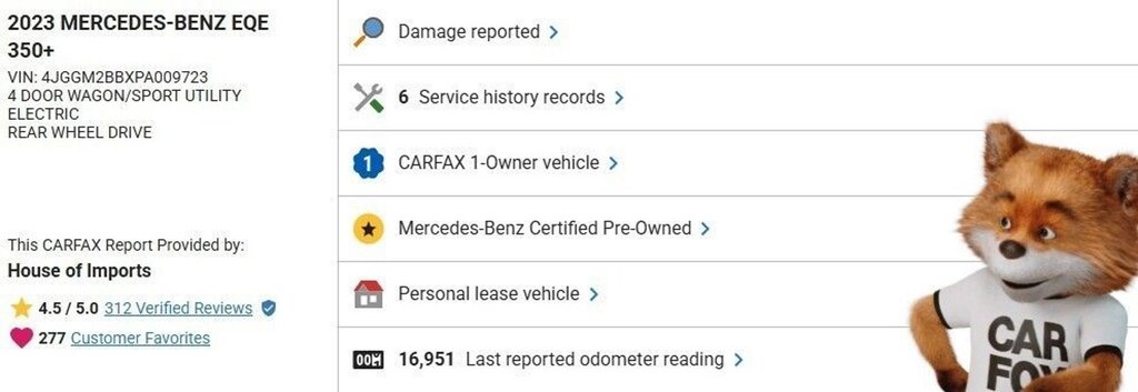 Certified 2023 Mercedes-Benz EQE SUV