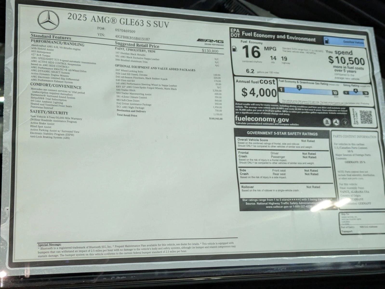 2025 Mercedes-Benz GLE AMG GLE63 S - Photo 21