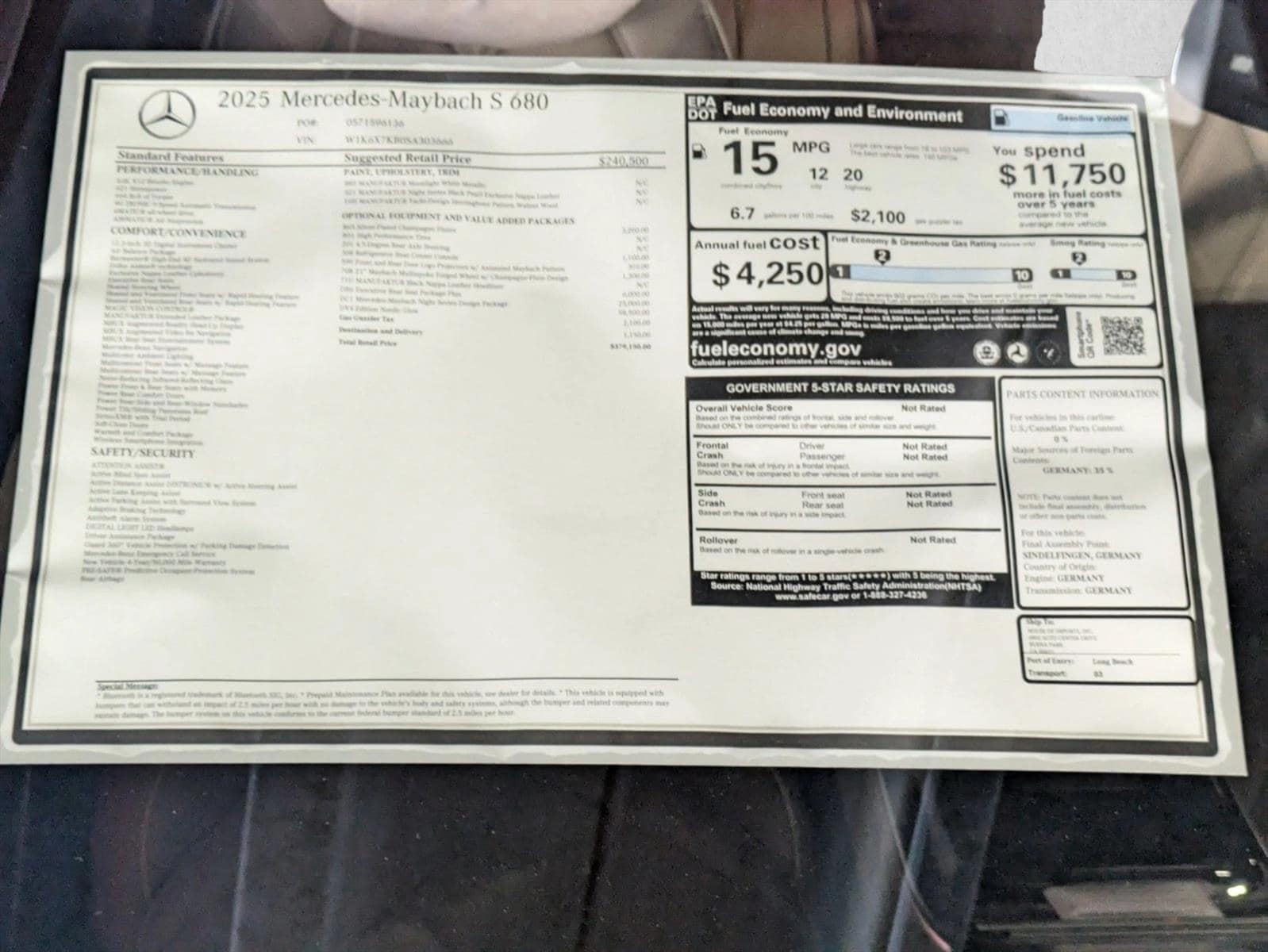 2025 Mercedes-Benz S-Class Maybach - Photo 19