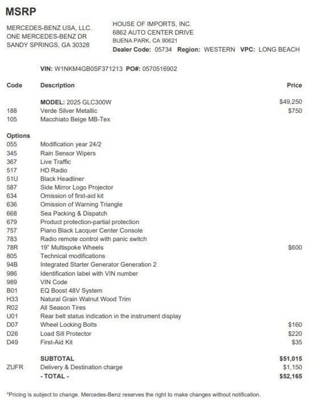 Certified 2025 Mercedes-Benz GLC SUV