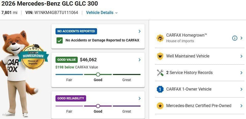 Certified 2026 Mercedes-Benz GLC SUV