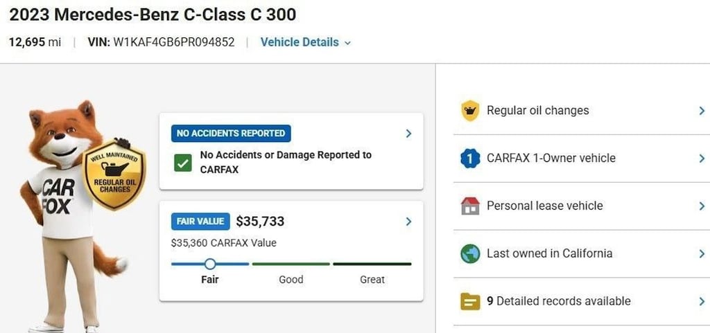 Certified 2023 Mercedes-Benz C-Class C300 Sedan
