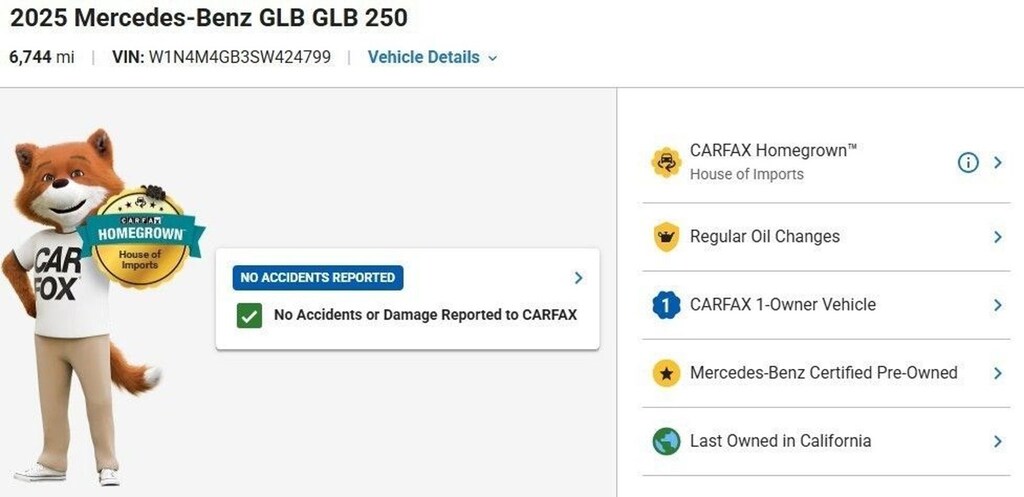 Used 2025 Mercedes-Benz GLB SUV