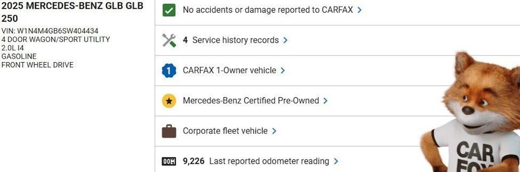 Certified 2025 Mercedes-Benz GLB  SUV