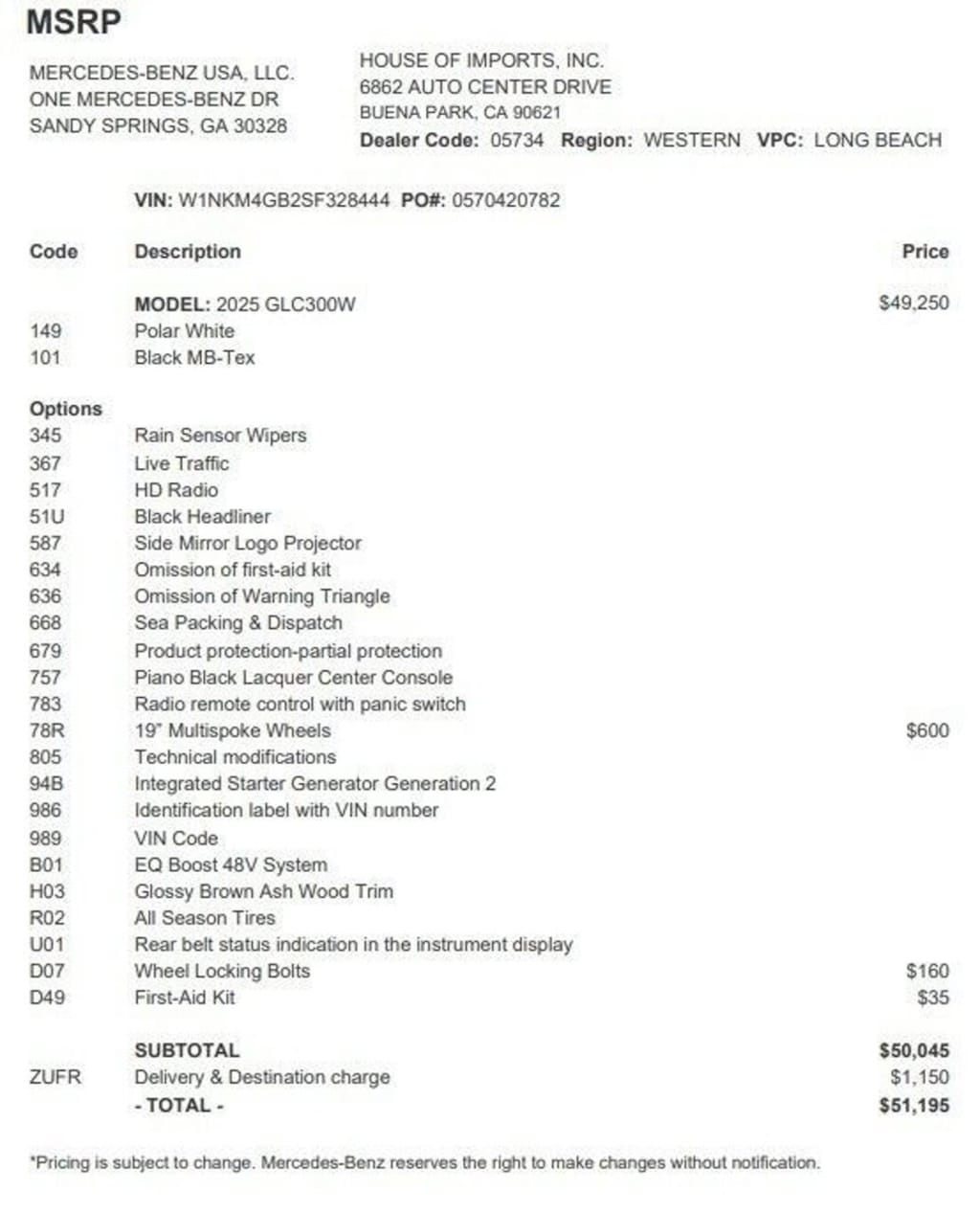 Certified 2025 Mercedes-Benz GLC SUV