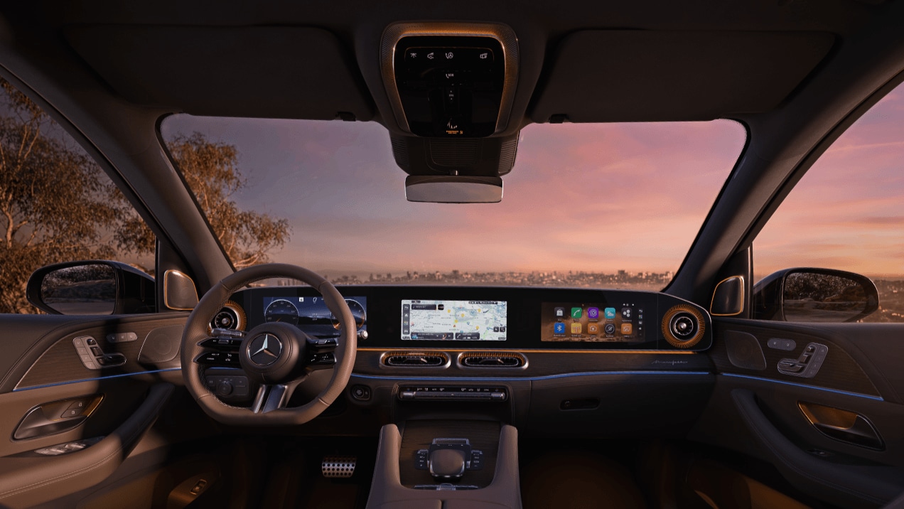 Interior of Mercedes-Benz GLS SUV