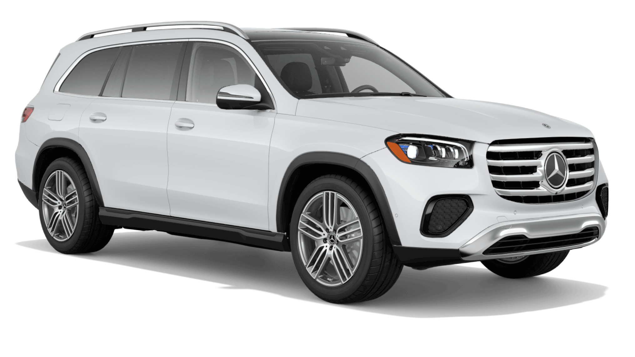 Learn about the Mercedes-Benz GLS exterior color options Mercedes-Benz GLS in MANUFAKTUR Moonlight White