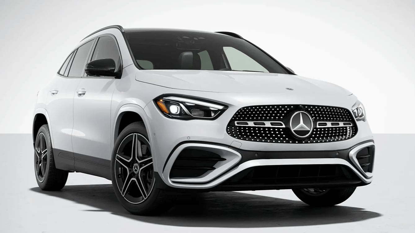 Rendered image of a Mercedes-Benz GLA SUV