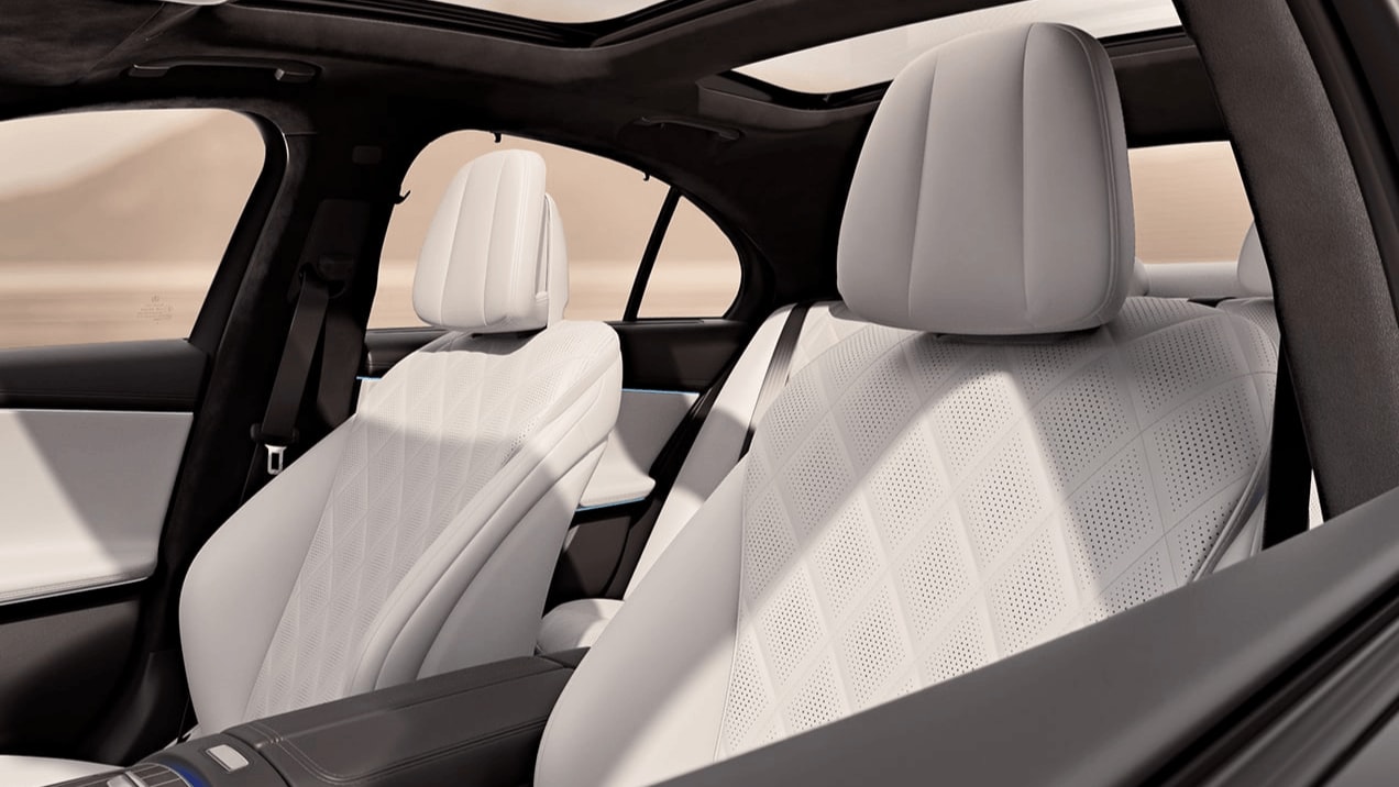 Interior of Mercedes-Benz E-Class Sedan