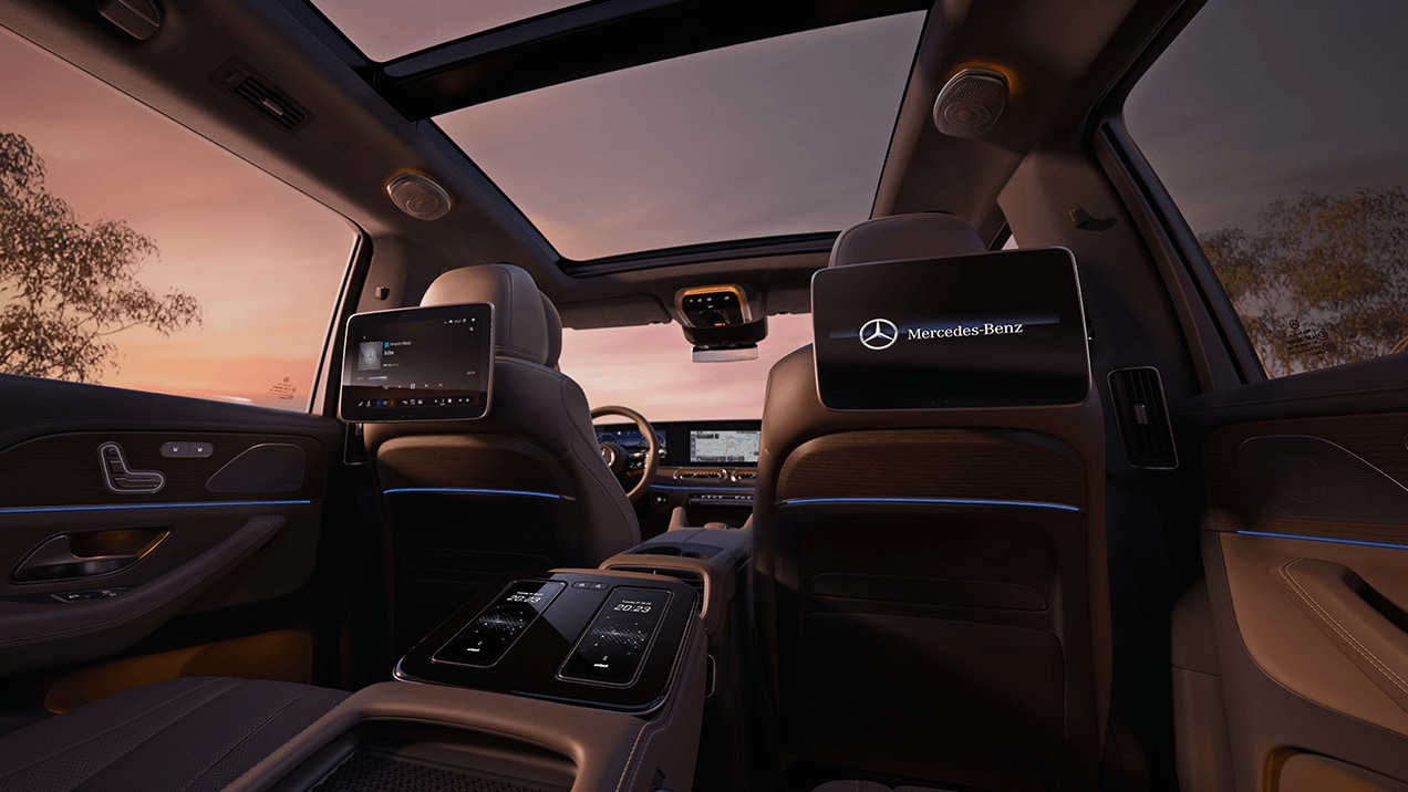 Interior of Mercedes-Benz GLS SUV