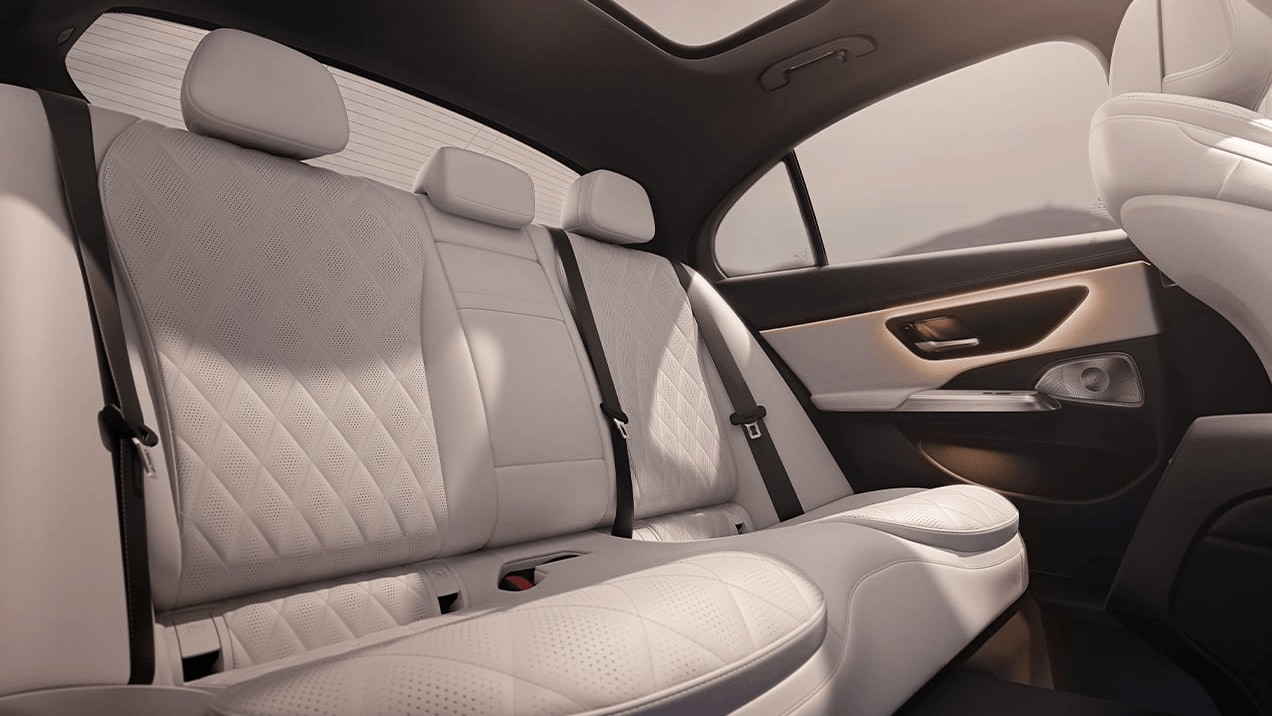 Interior of Mercedes-Benz E-Class Sedan