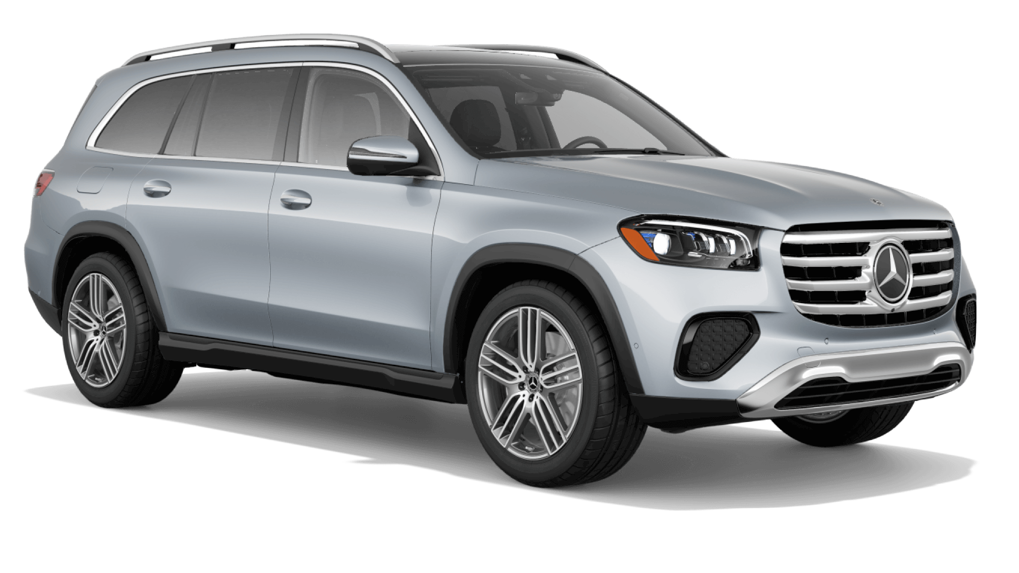 Learn about the Mercedes-Benz GLS exterior color options Mercedes-Benz GLS in Cirrus Silver