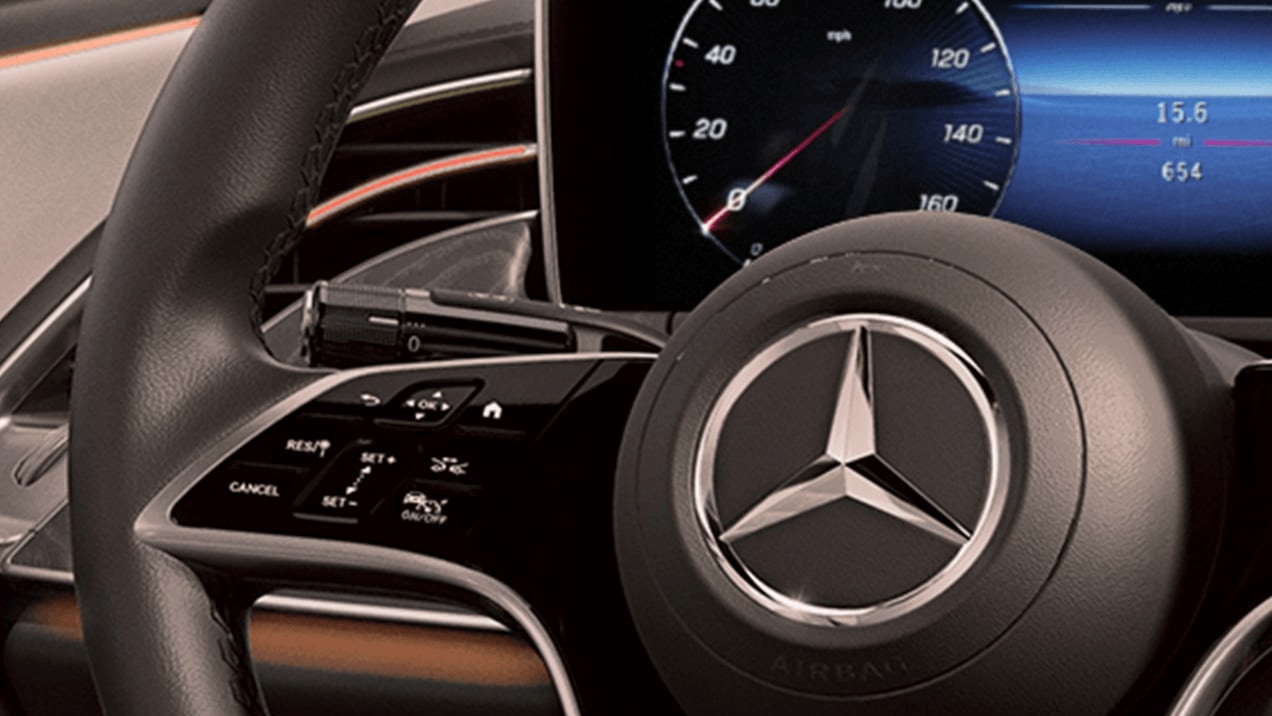 Interior of Mercedes-Benz E-Class Sedan