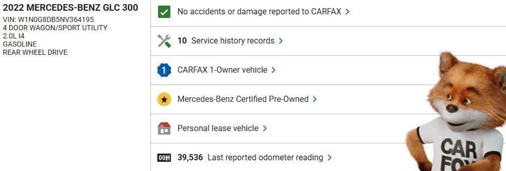 Certified 2022 Mercedes-Benz GLC  SUV