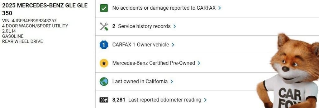 Certified 2025 Mercedes-Benz GLE  SUV