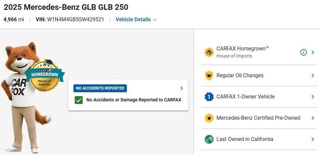 Used 2025 Mercedes-Benz GLB SUV