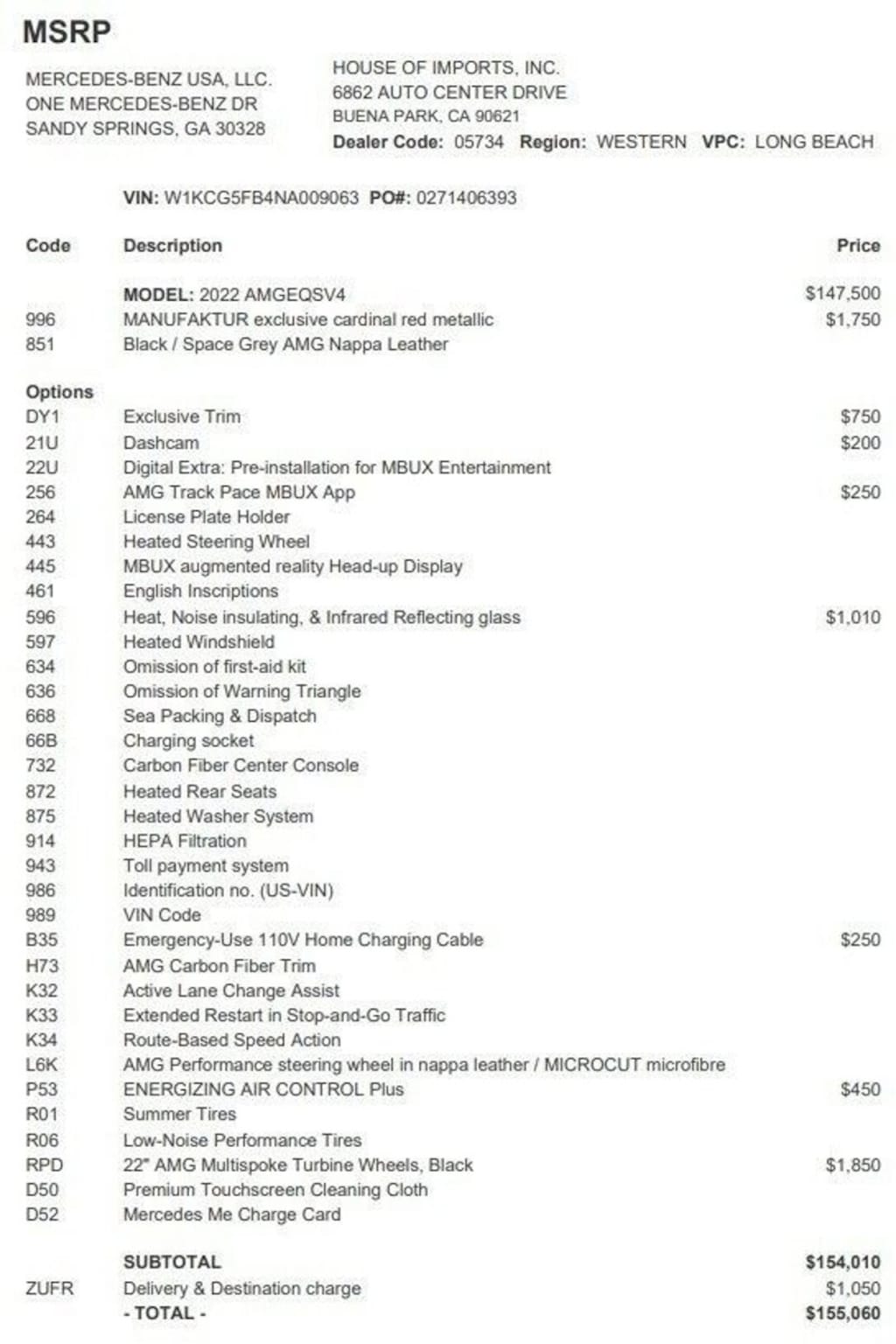 Certified 2022 Mercedes-Benz EQS Sedan