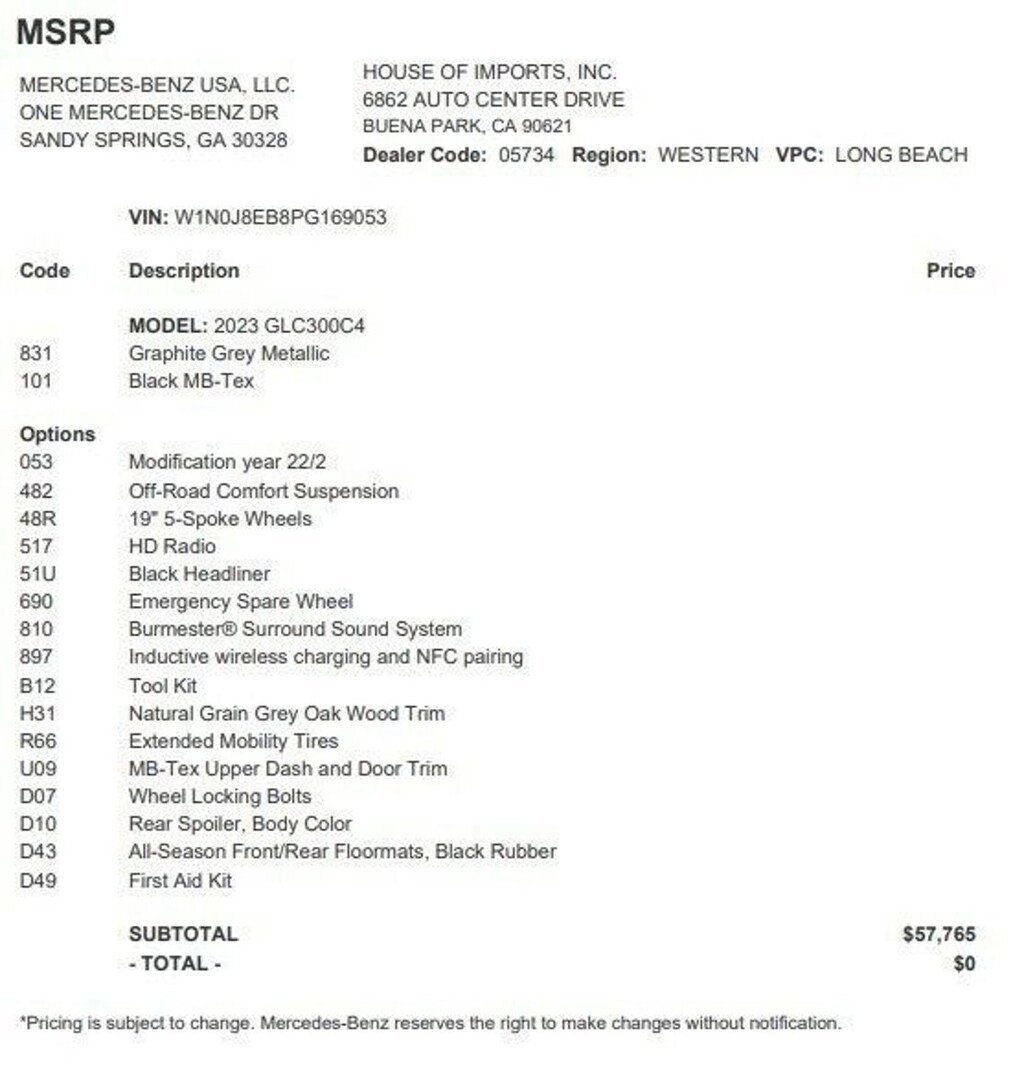 Certified 2023 Mercedes-Benz GLC 4MATIC Coupe