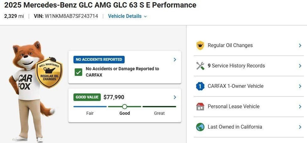 Certified 2025 Mercedes-Benz GLC 4MATIC SUV
