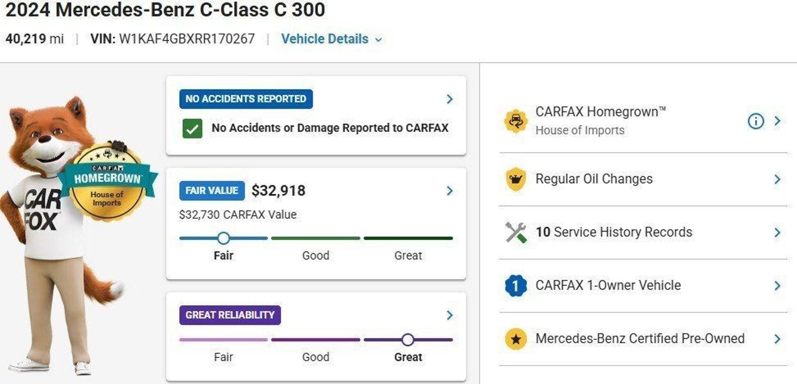 Certified 2024 Mercedes-Benz C-Class C 300 Sedan