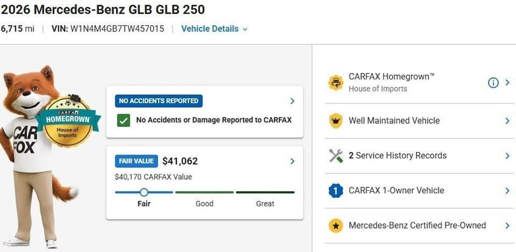 Used 2026 Mercedes-Benz GLB SUV