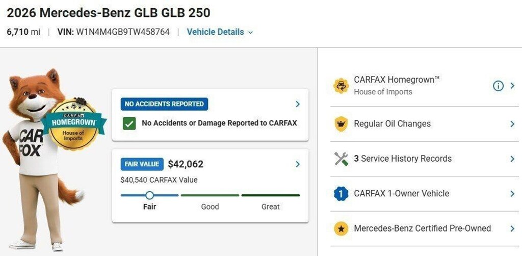 Used 2026 Mercedes-Benz GLB SUV