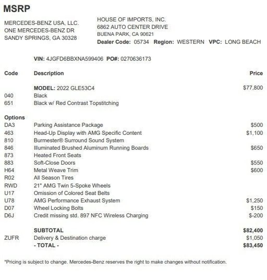 Certified 2022 Mercedes-Benz GLE 4MATIC SUV