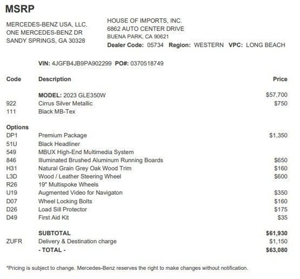 Certified 2023 Mercedes-Benz GLE SUV