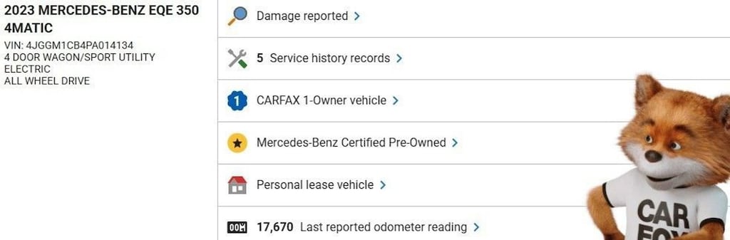 Certified 2023 Mercedes-Benz EQE SUV