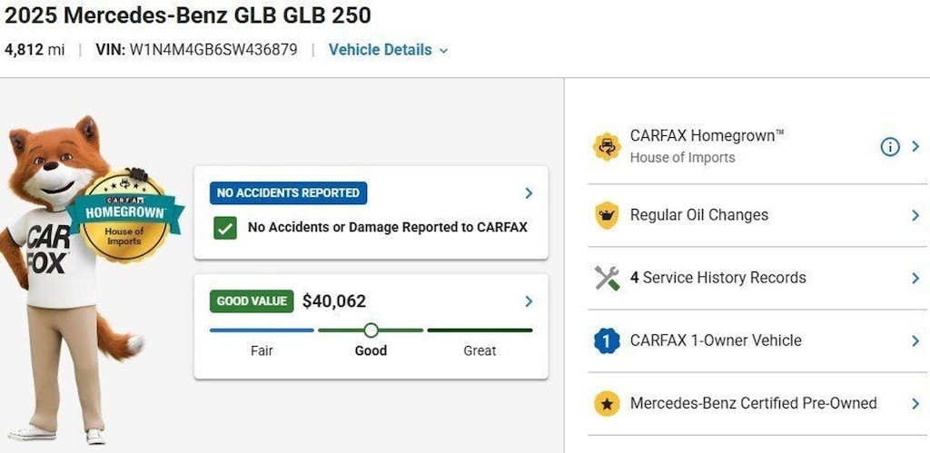 Used 2025 Mercedes-Benz GLB SUV