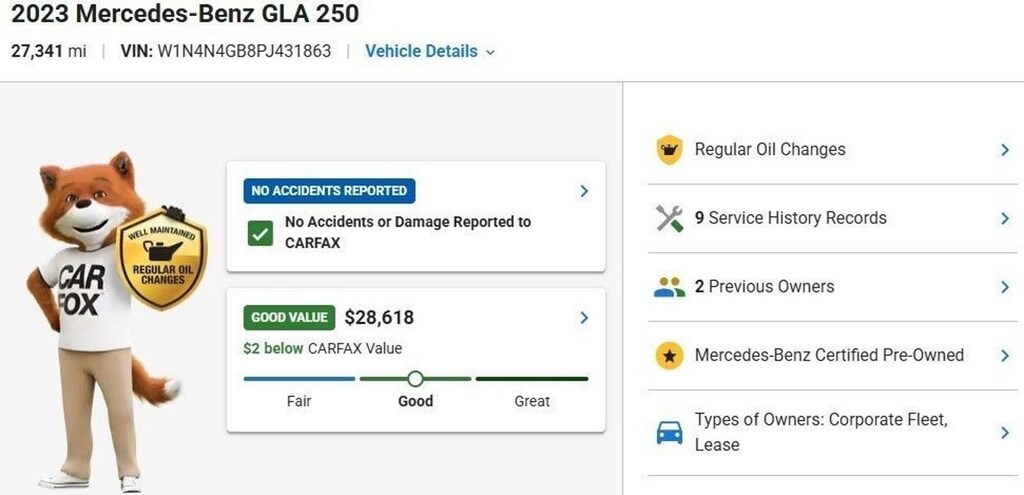 Used 2023 Mercedes-Benz GLA SUV