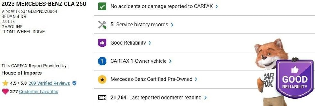 Certified 2023 Mercedes-Benz CLA  Coupe