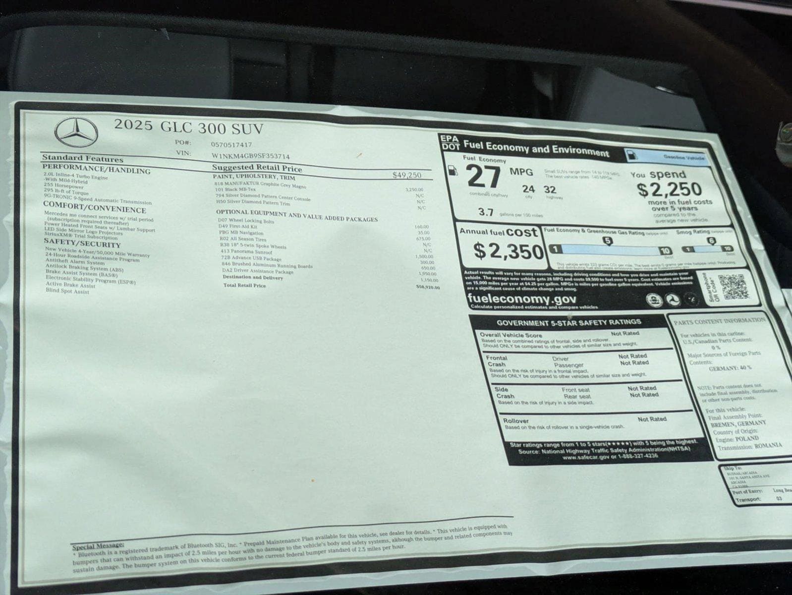 2025 Mercedes-Benz GLC Base - Photo 20