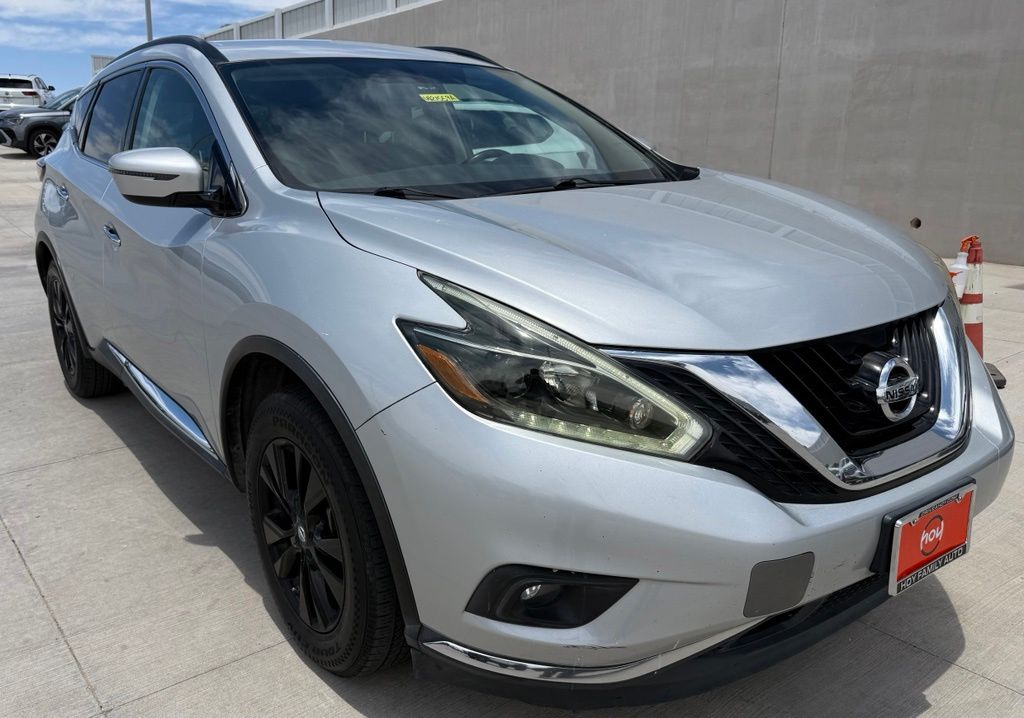 Used 2018 Nissan Murano SV with VIN 5N1AZ2MG1JN124422 for sale in El Paso, TX