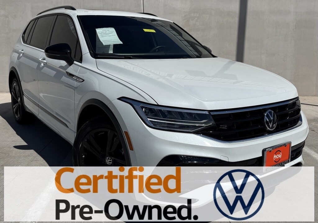 Certified 2024 Volkswagen Tiguan 2.0T SE R-Line Black SUV