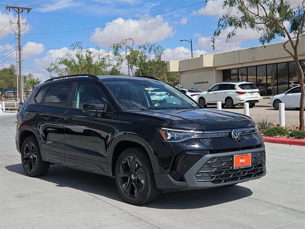 New 2025 Volkswagen Taos 1.5T SE Black SUV