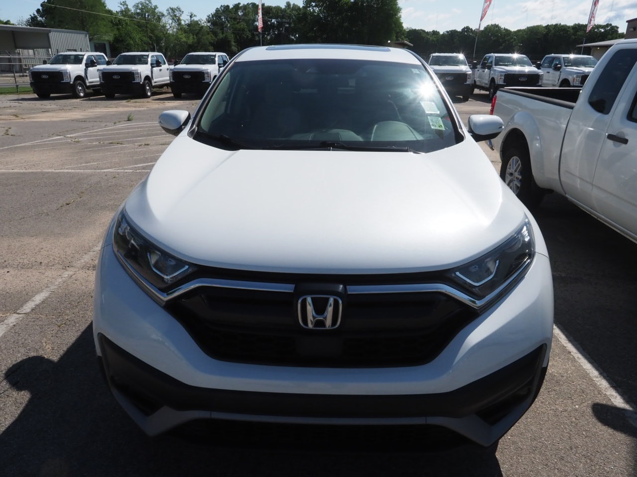 Used 2022 Honda CR-V EX with VIN 5J6RW1H5XNA015841 for sale in Lafayette, LA