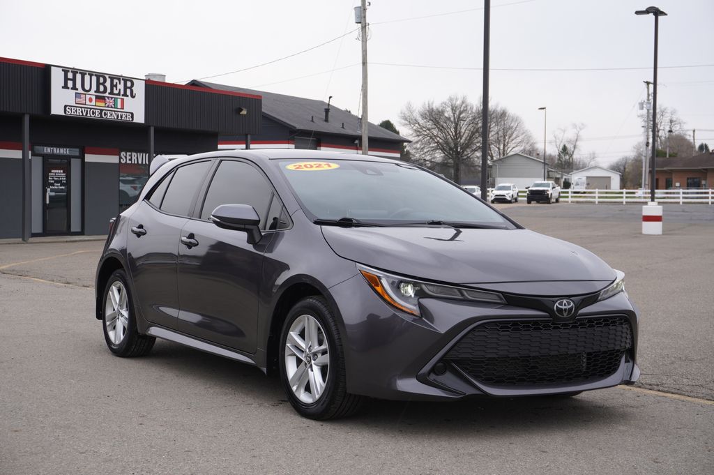 used 2021 Toyota Corolla Hatchback car, priced at $15,828