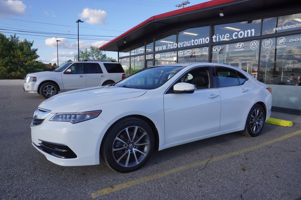 used 2015 Acura TLX car, priced at $17,896