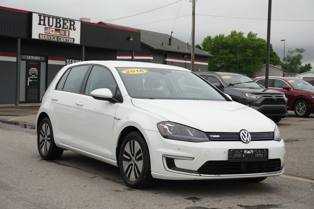 used 2016 Volkswagen e-Golf car, priced at $10,482