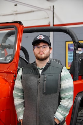 Staff member Hunter Bashore from ID_cb8c91