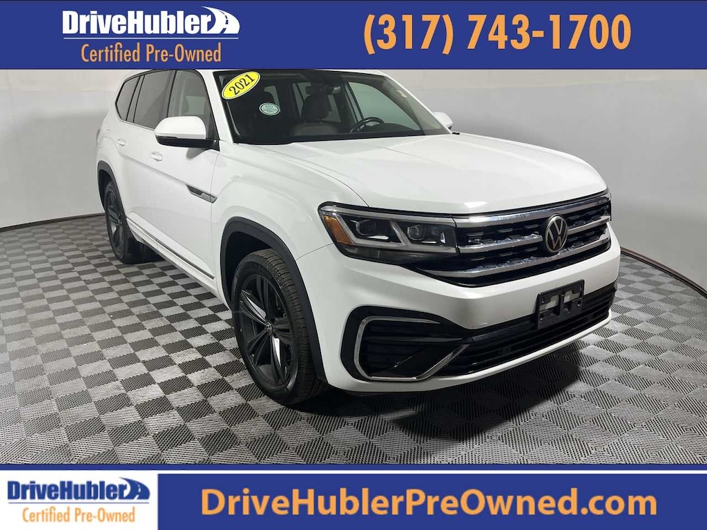 Used 2021 Volkswagen Atlas 3.6L V6 SE w/Technology R-Line SUV