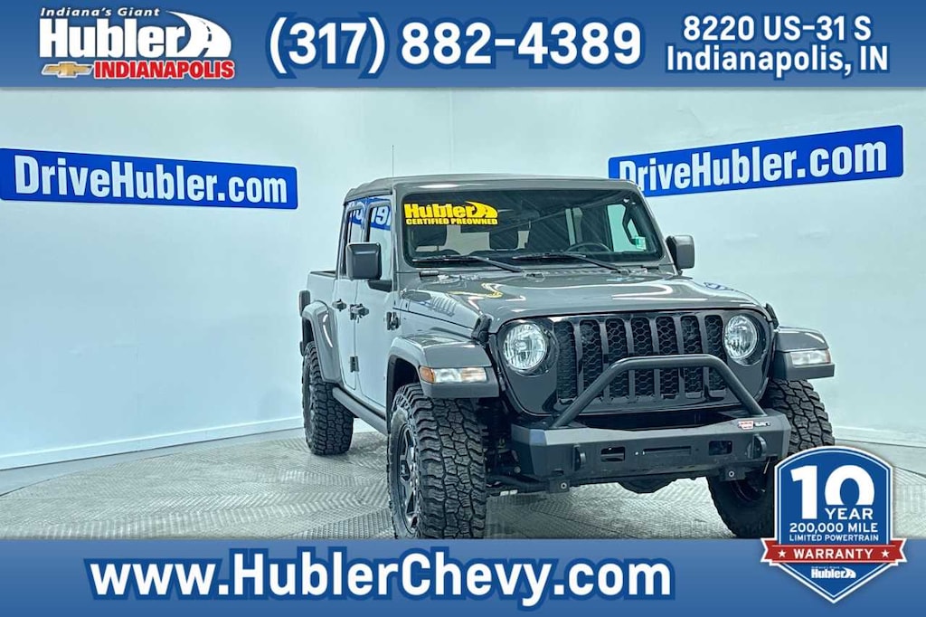 Used 2021 Jeep Gladiator Willys Sport 4x4 Truck Crew Cab