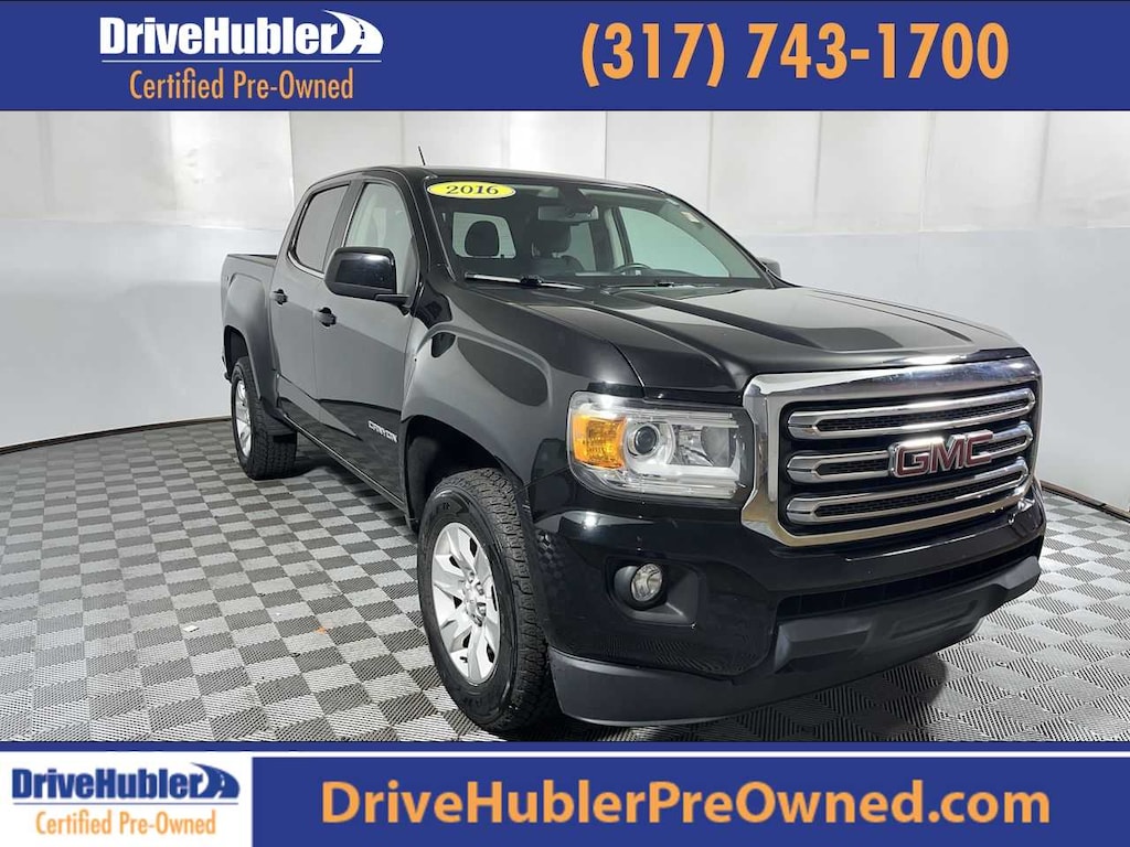 Used 2016 GMC Canyon 4WD SLE Crew Cab 128.3 Truck Crew Cab